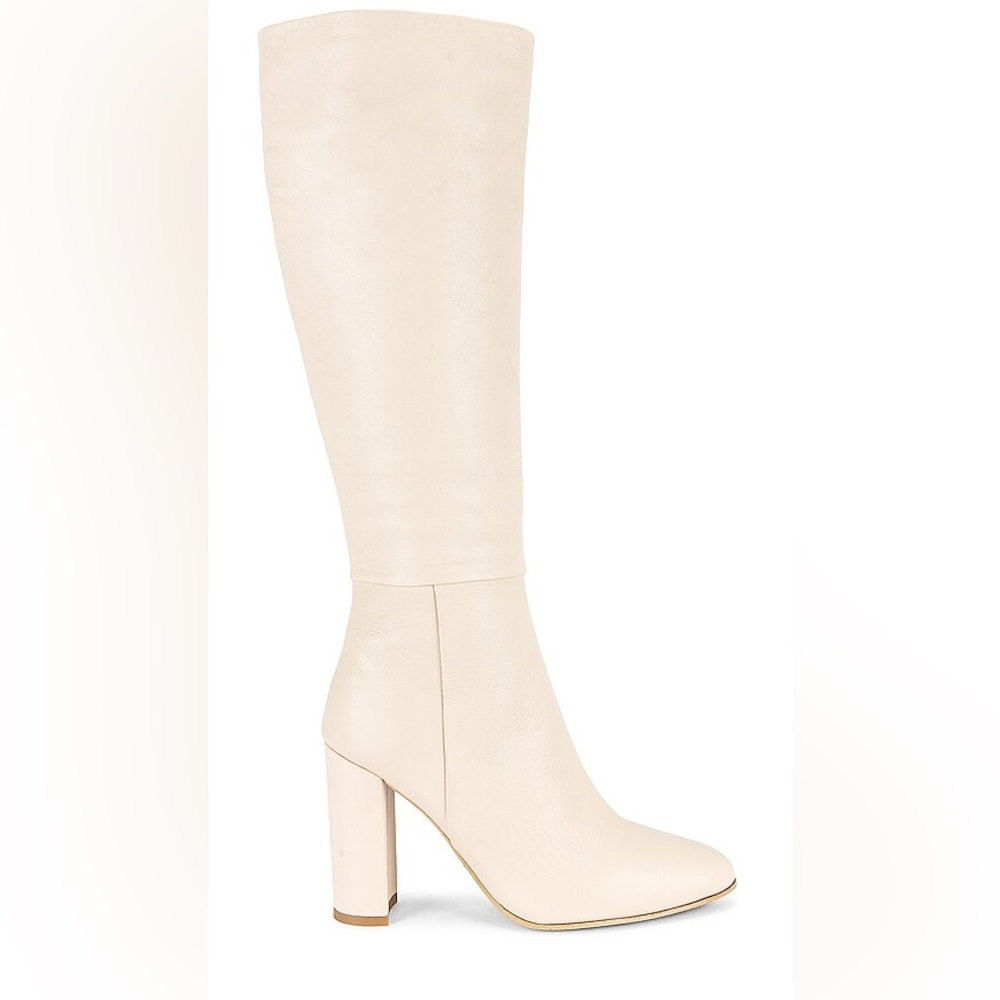 Tony Bianco Bellez Knee-High Heeled Boots in Vanilla Venice